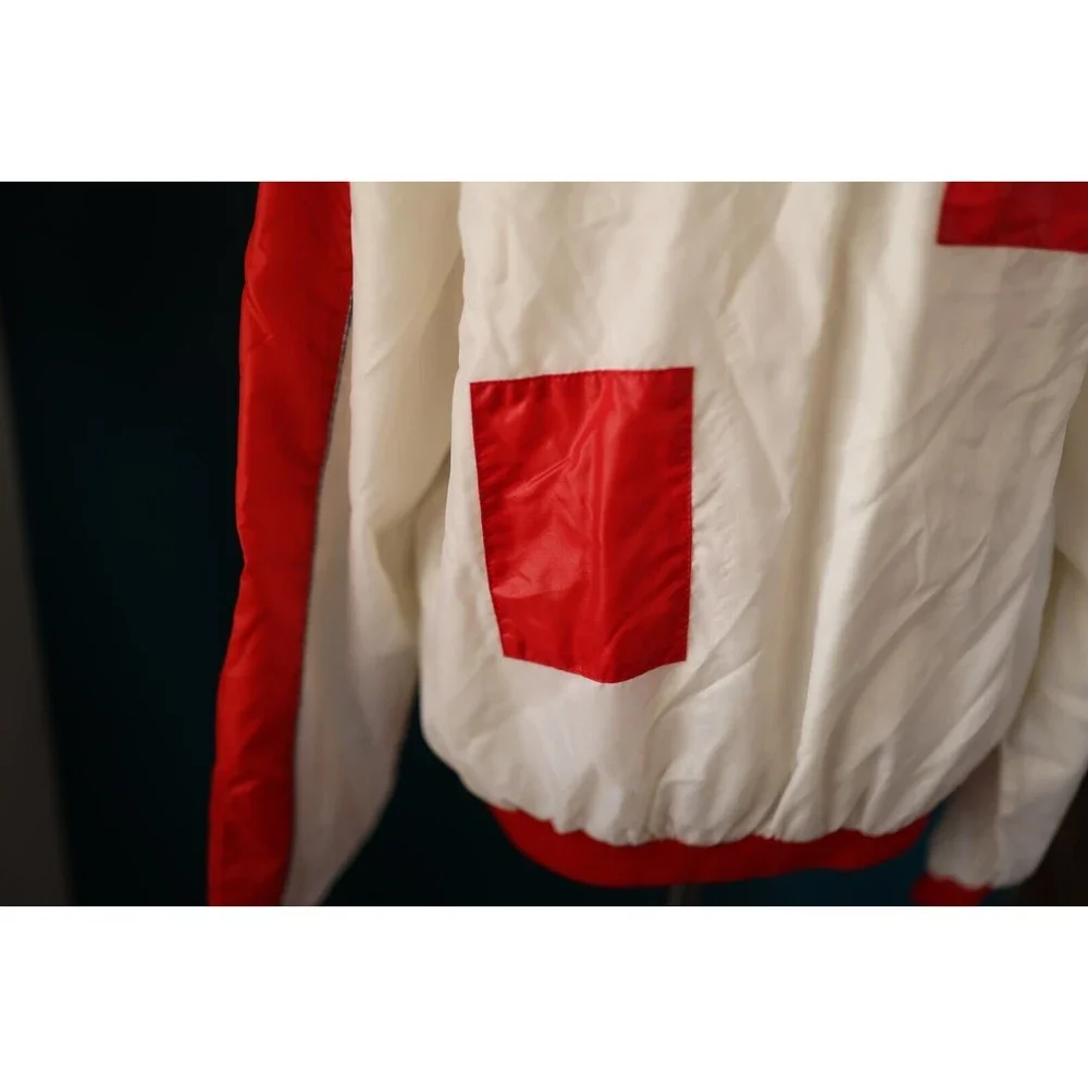 Vintage 80s Coca-Cola Jacket 100 Year Anniversary Size: M Red & White Jacket